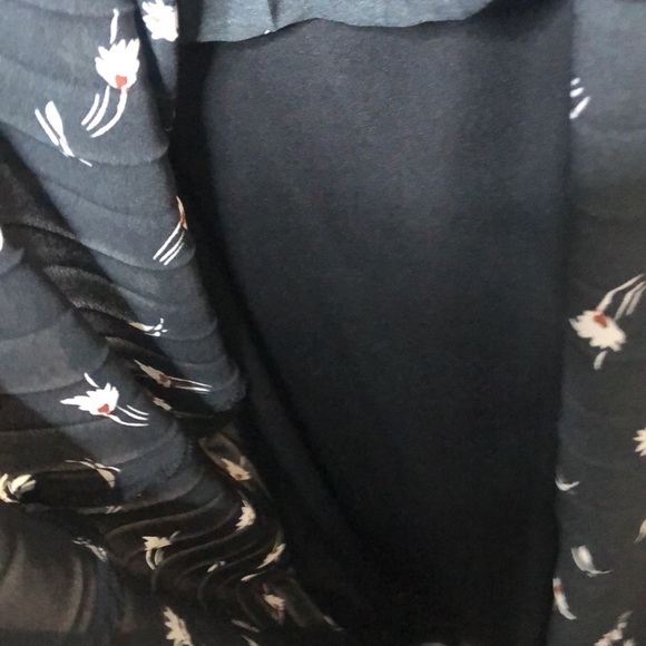 A new day black floral print pleated dress size XL - Picture 10 of 10